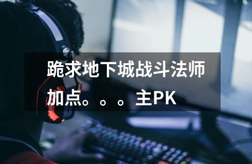 跪求地下城战斗法师加点。。。主PK-第1张-游戏信息-龙启网