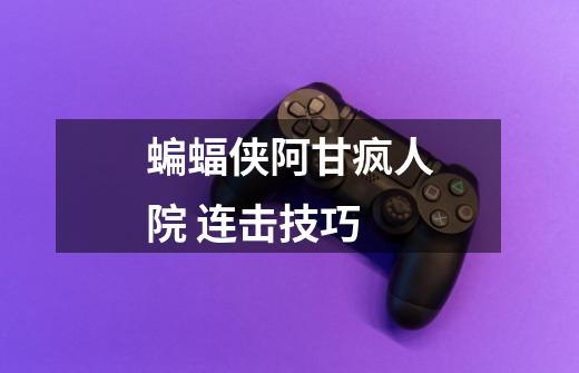 蝙蝠侠阿甘疯人院 连击技巧-第1张-游戏信息-龙启网