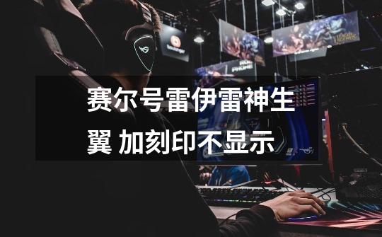 赛尔号雷伊雷神生翼 加刻印不显示-第1张-游戏信息-龙启网