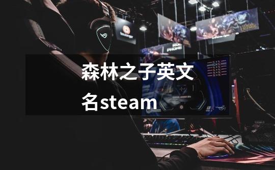森林之子英文名steam-第1张-游戏信息-龙启网