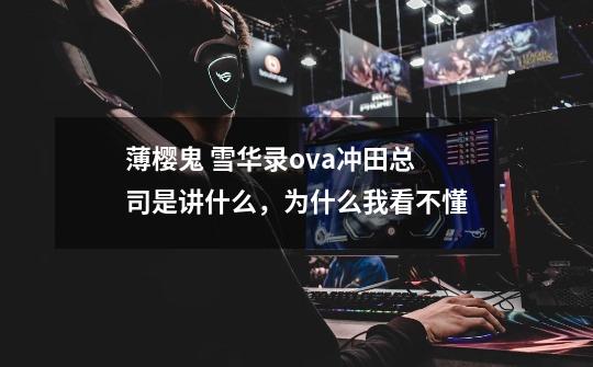 薄樱鬼 雪华录ova冲田总司是讲什么,为什么我看不懂-第1张-游戏信息-龙启网