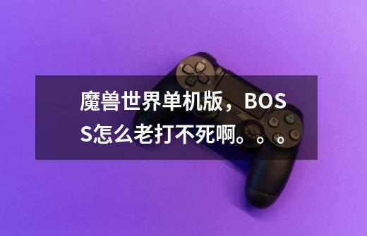 魔兽世界单机版,BOSS怎么老打不死啊。。。-第1张-游戏信息-龙启网