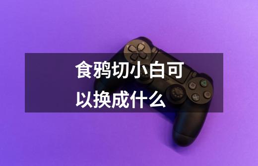 食鸦切小白可以换成什么-第1张-游戏信息-龙启网