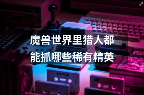 魔兽世界里猎人都能抓哪些稀有精英-第1张-游戏信息-龙启网