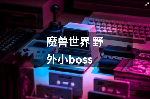 魔兽世界 野外小boss-第1张-游戏信息-龙启网