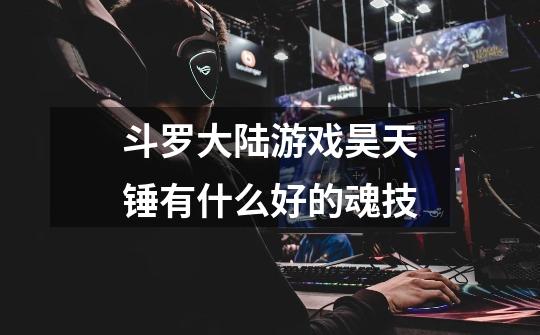 斗罗大陆游戏昊天锤有什么好的魂技-第1张-游戏信息-龙启网