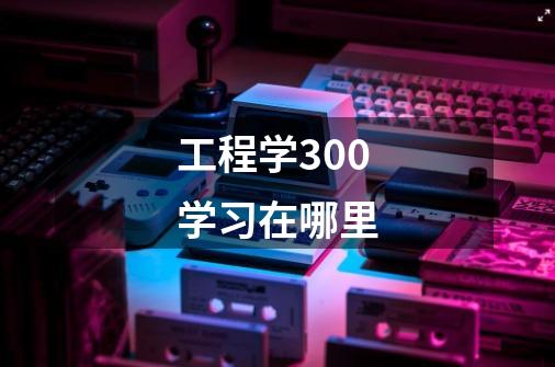 工程学300学习在哪里-第1张-游戏信息-龙启网