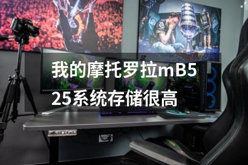我的摩托罗拉mB525系统存储很高-第1张-游戏信息-龙启网