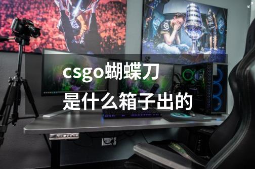 csgo蝴蝶刀是什么箱子出的-第1张-游戏信息-龙启网