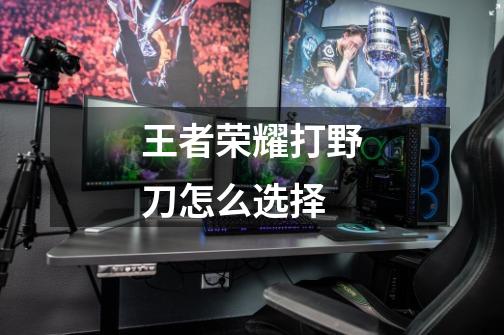 王者荣耀打野刀怎么选择-第1张-游戏信息-龙启网