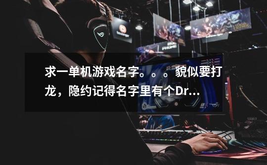 求一单机游戏名字。。。貌似要打龙,隐约记得名字里有个Dragon age。为了真实性还有Ooxx镜头。。是大型游-第1张-游戏信息-龙启网