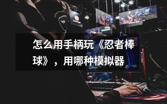 怎么用手柄玩《忍者棒球》,用哪种模拟器-第1张-游戏信息-龙启网