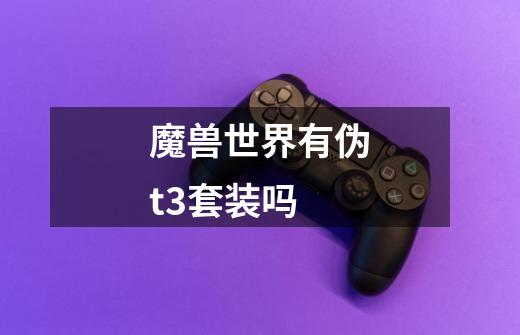 魔兽世界有伪t3套装吗-第1张-游戏信息-龙启网