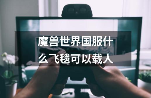 魔兽世界国服什么飞毯可以载人.-第1张-游戏信息-龙启网