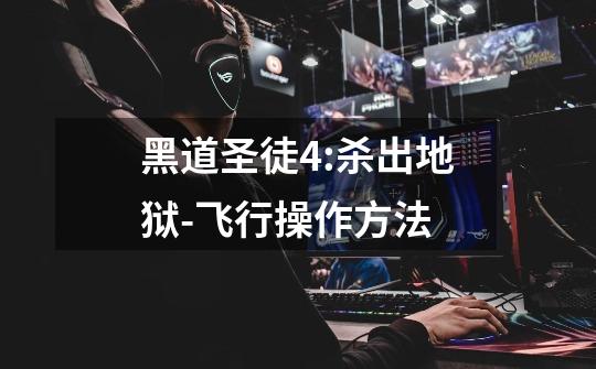 黑道圣徒4:杀出地狱-飞行操作方法-第1张-游戏信息-龙启网