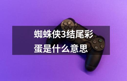 蜘蛛侠3结尾彩蛋是什么意思-第1张-游戏信息-龙启网