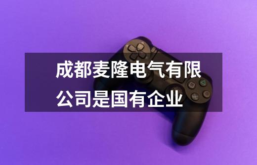 成都麦隆电气有限公司是国有企业-第1张-游戏信息-龙启网