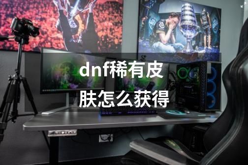 dnf稀有皮肤怎么获得-第1张-游戏信息-龙启网