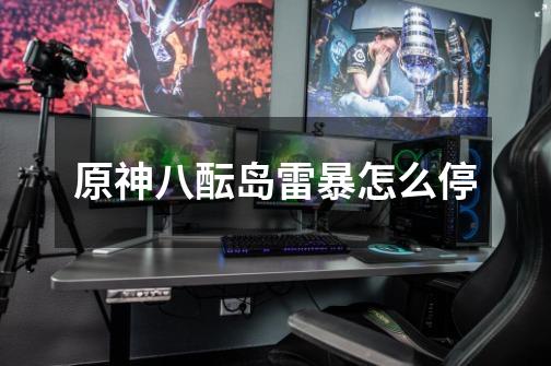 原神八酝岛雷暴怎么停-第1张-游戏信息-龙启网