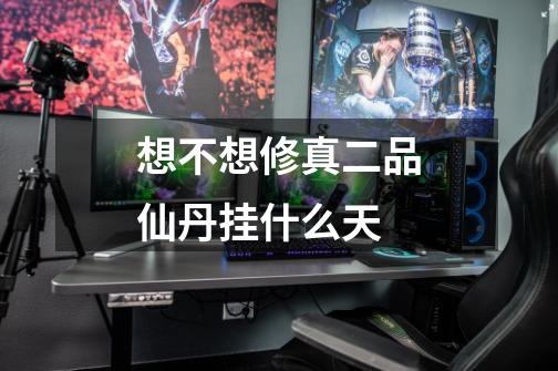 想不想修真二品仙丹挂什么天-第1张-游戏信息-龙启网
