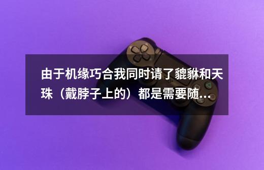由于机缘巧合我同时请了貔貅和天珠(戴脖子上的)都是需要随身佩戴,请问可以同时佩戴吗-第1张-游戏信息-龙启网