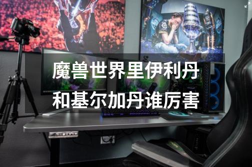 魔兽世界里伊利丹和基尔加丹谁厉害-第1张-游戏信息-龙启网