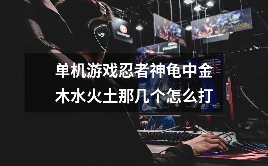 单机游戏忍者神龟中金木水火土那几个怎么打-第1张-游戏信息-龙启网