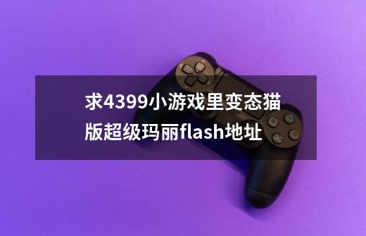 求4399小游戏里变态猫版超级玛丽flash地址-第1张-游戏信息-龙启网