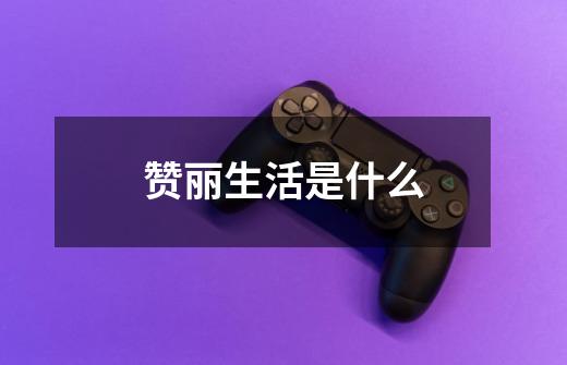 赞丽生活是什么-第1张-游戏信息-龙启网