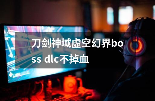 刀剑神域虚空幻界boss dlc不掉血-第1张-游戏信息-龙启网