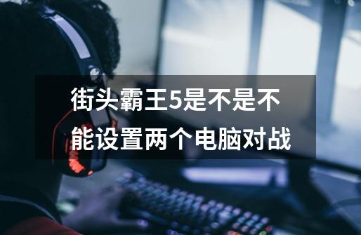 街头霸王5是不是不能设置两个电脑对战-第1张-游戏信息-龙启网