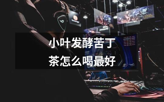 小叶发酵苦丁茶怎么喝最好-第1张-游戏信息-龙启网