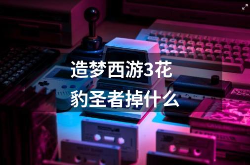 造梦西游3花豹圣者掉什么-第1张-游戏信息-龙启网