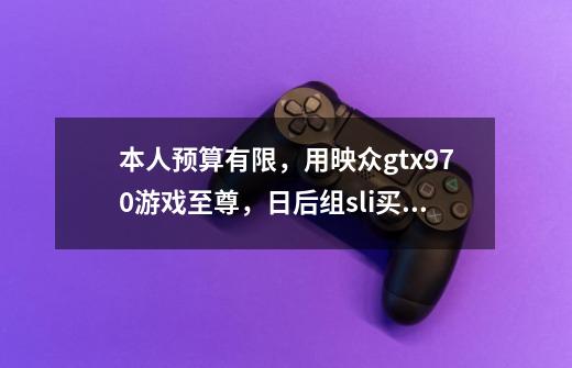 本人预算有限，用映众gtx970游戏至尊，日后组sli买同样的显卡还是买索泰gtx970至尊oc，-第1张-游戏信息-龙启网