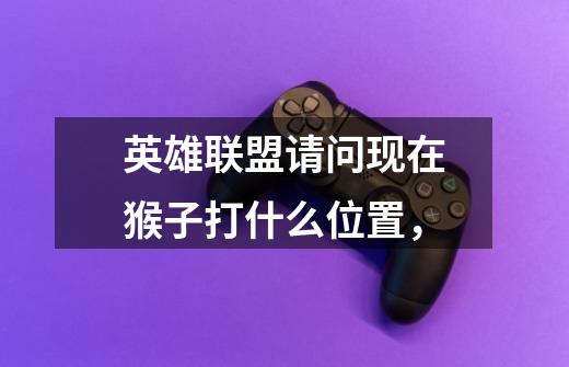 英雄联盟请问现在猴子打什么位置,-第1张-游戏信息-龙启网