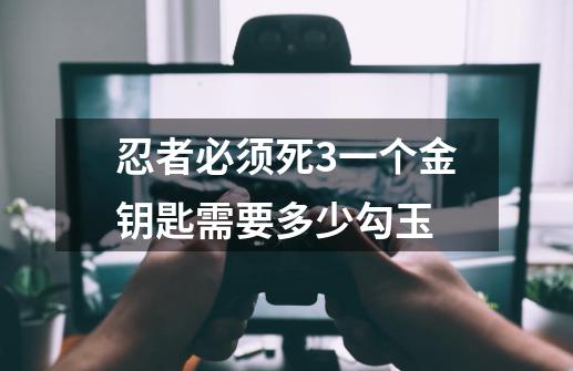 忍者必须死3一个金钥匙需要多少勾玉-第1张-游戏信息-龙启网