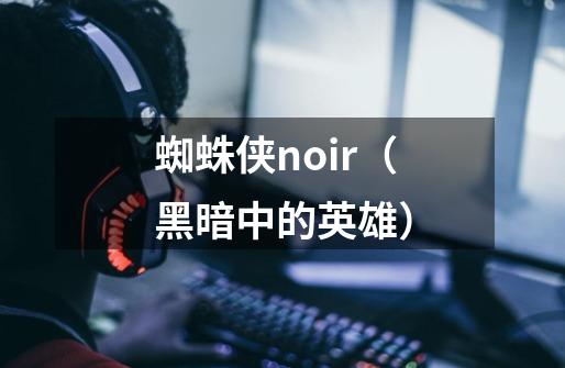 蜘蛛侠noir(黑暗中的英雄)-第1张-游戏信息-龙启网