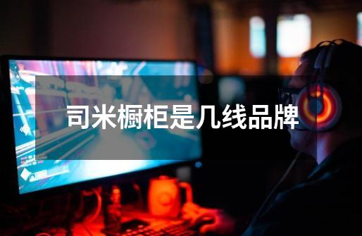 司米橱柜是几线品牌-第1张-游戏信息-龙启网