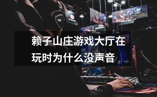赖子山庄游戏大厅在玩时为什么没声音-第1张-游戏信息-龙启网