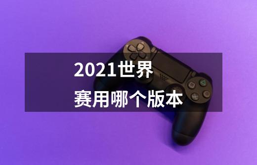 2021世界赛用哪个版本-第1张-游戏信息-龙启网