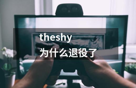 theshy为什么退役了-第1张-游戏信息-龙启网
