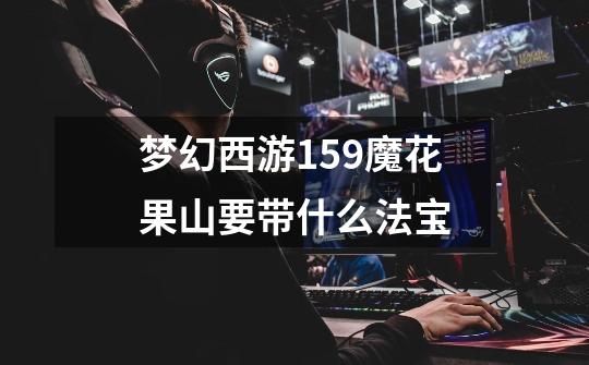 梦幻西游159魔花果山要带什么法宝-第1张-游戏信息-龙启网