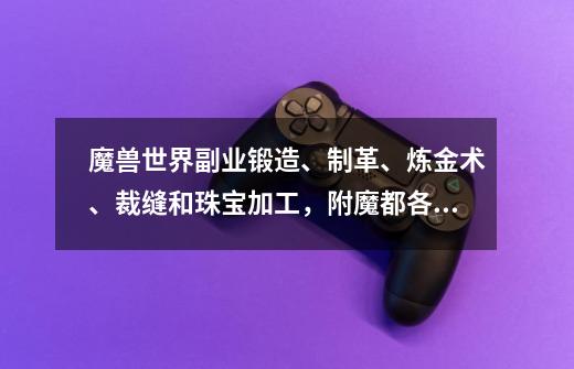 魔兽世界副业锻造、制革、炼金术、裁缝和珠宝加工,附魔都各有什么特点-第1张-游戏信息-龙启网