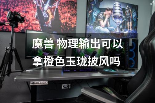 魔兽 物理输出可以拿橙色玉珑披风吗-第1张-游戏信息-龙启网