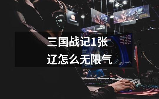 三国战记1张辽怎么无限气-第1张-游戏信息-龙启网