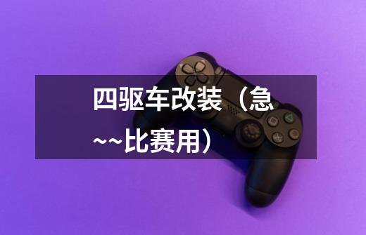 四驱车改装(急~~比赛用)-第1张-游戏信息-龙启网