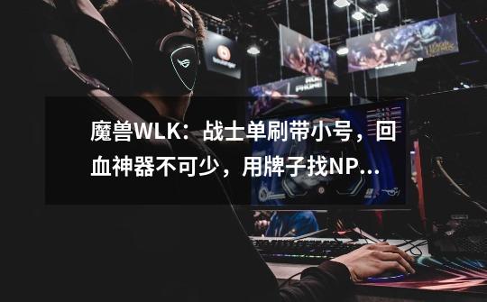 魔兽WLK:战士单刷带小号,回血神器不可少,用牌子找NPC兑换-第1张-游戏信息-龙启网