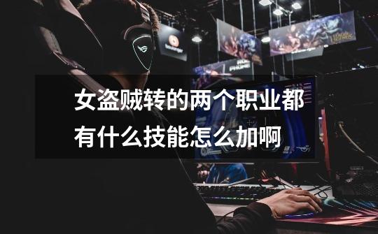 女盗贼转的两个职业都有什么技能怎么加啊-第1张-游戏信息-龙启网