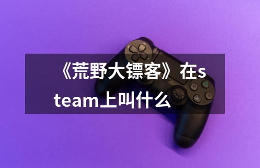 《荒野大镖客》在steam上叫什么-第1张-游戏信息-龙启网