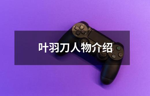 叶羽刀人物介绍-第1张-游戏信息-龙启网